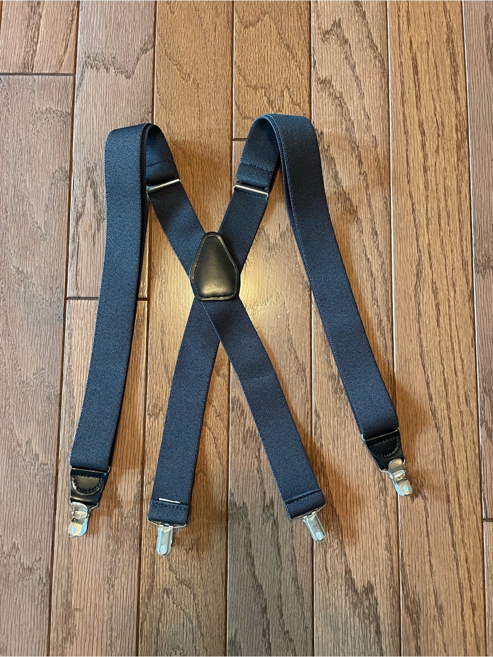Men's Classic Black Suspenders - Durable Adjustable Braces